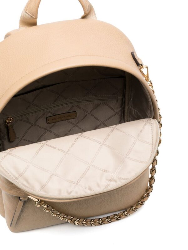 19697438_44288698_1000.jpg Michael Michael Kors logo-plaque leather backpack