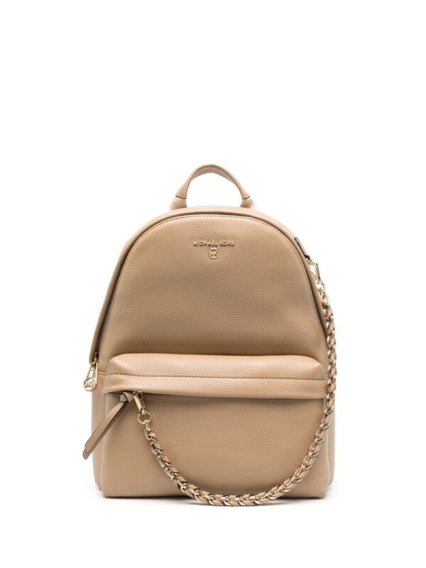 19697438_44288706_1000.jpg Michael Michael Kors logo-plaque leather backpack