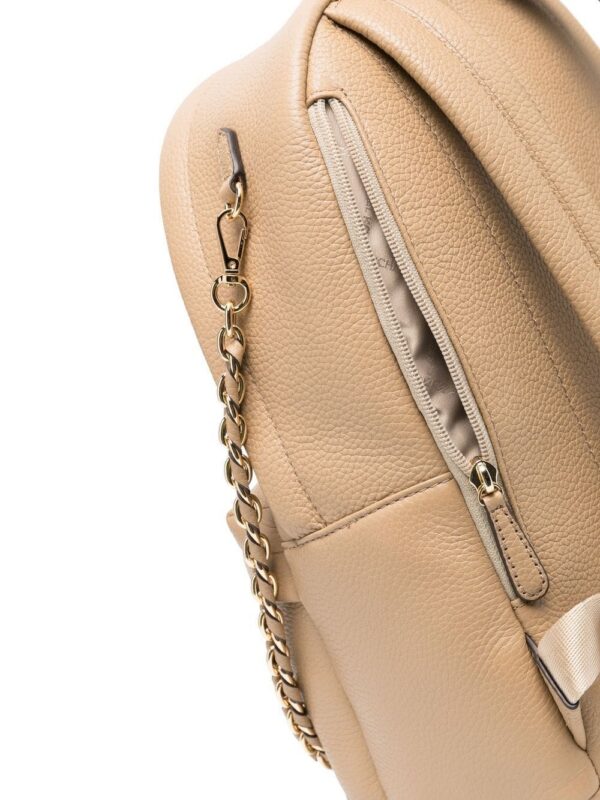 19697438_44290347_1000.jpg Michael Michael Kors logo-plaque leather backpack