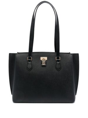 Michael Kors padlock-detail leather tote bag
