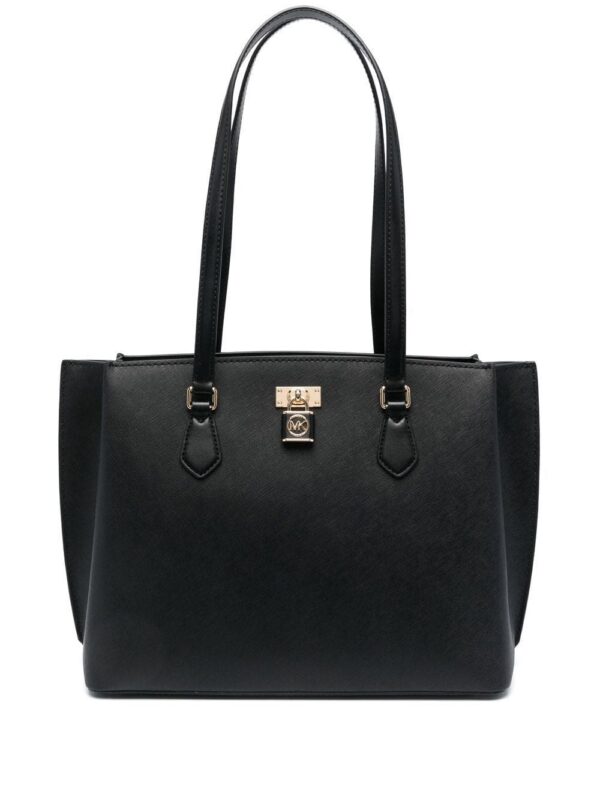 Michael Kors padlock-detail leather tote bag