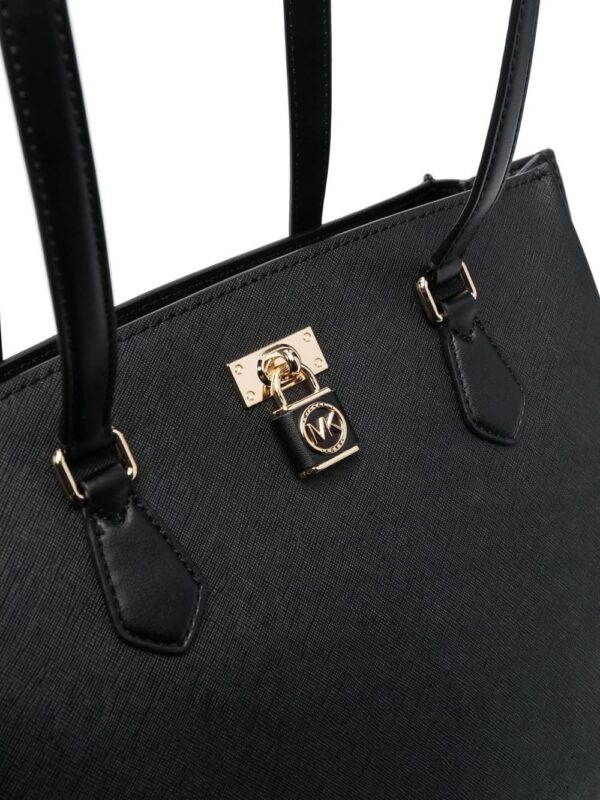 Michael Kors padlock-detail leather tote bag