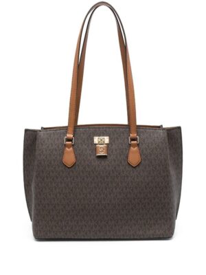 19697465_44186020_1000.jpg Michael Michael Kors monogram-pattern large tote bag