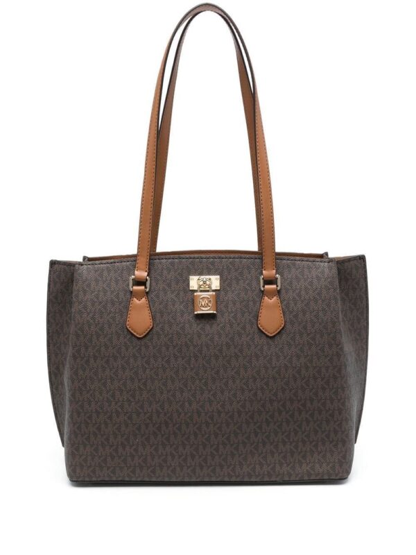 19697465_44186020_1000.jpg Michael Michael Kors monogram-pattern large tote bag