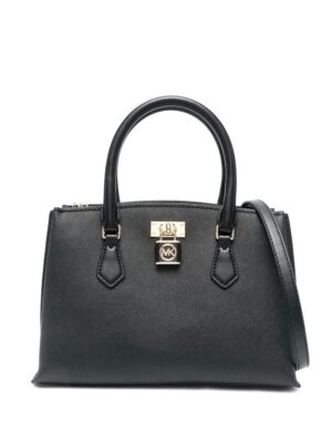 19698000_44197719_1000-1.jpg Michael Kors padlock-detail leather tote bag