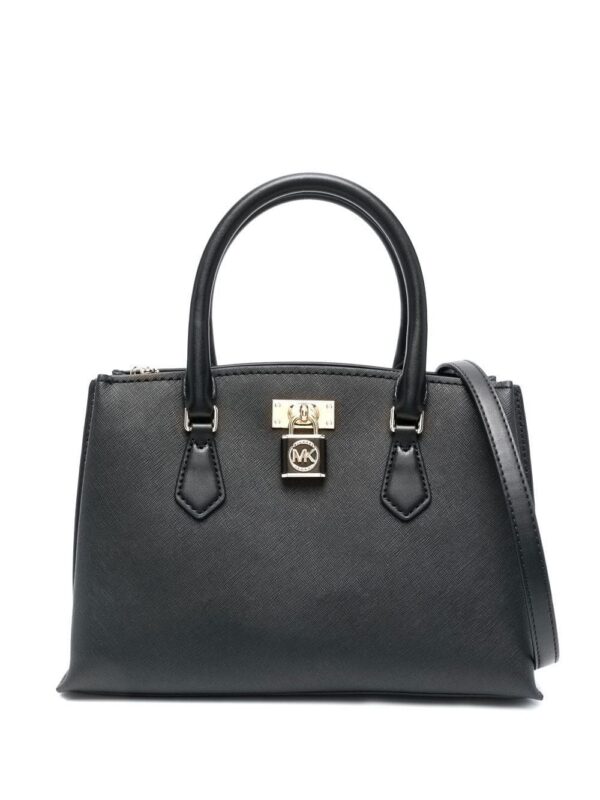 19698000_44197719_1000-1.jpg Michael Kors padlock-detail leather tote bag