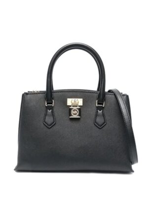 19698000_44197719_1000.jpg Michael Michael Kors padlock-detail leather tote bag