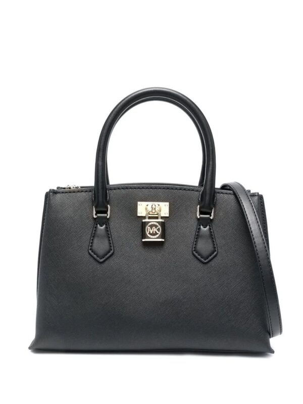 19698000_44197719_1000.jpg Michael Michael Kors padlock-detail leather tote bag