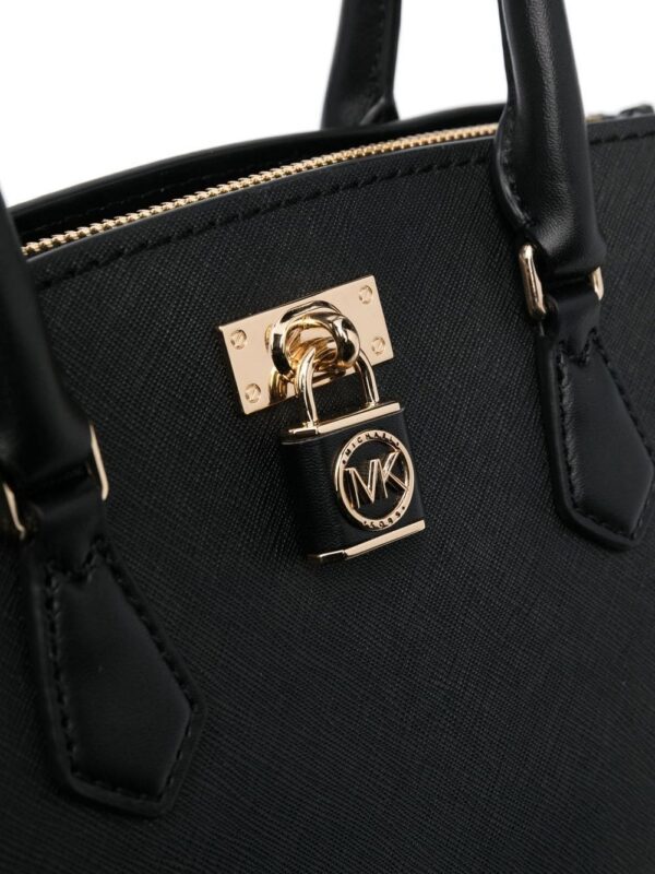 19698000_44197731_1000-1.jpg Michael Kors padlock-detail leather tote bag