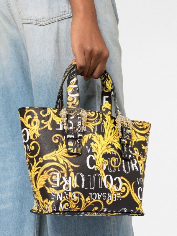 19702582_44319772_1000.jpg Versace Jeans Couture Logo Couture-print tote bag