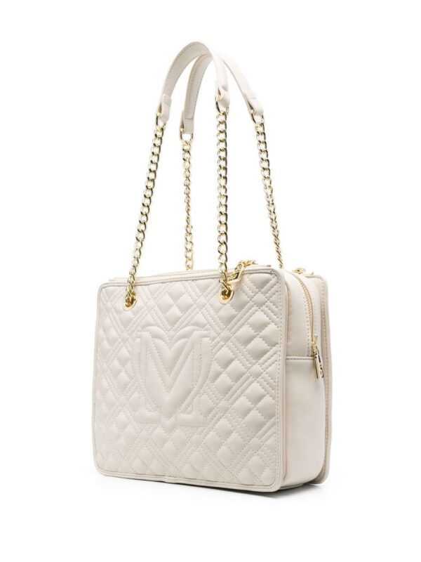 19707443_44130227_1000.jpg Love Moschino logo-plaque quilted shoulder bag