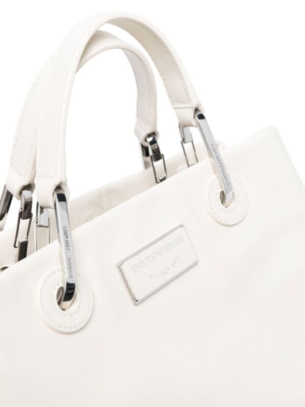 Emporio Armani calf-leather tote bag