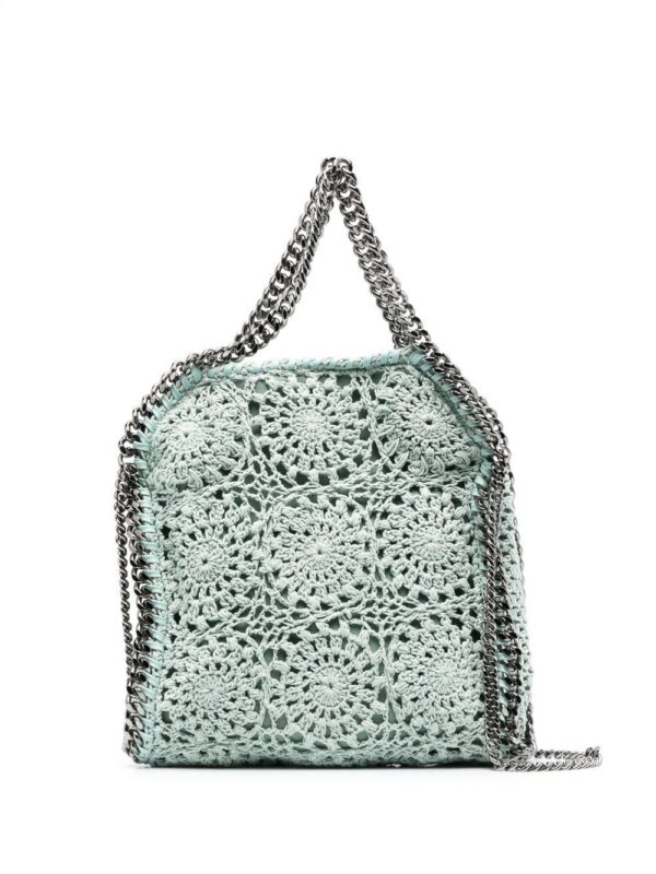 Stella McCartney crochet-detail tote bag