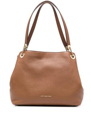 19740167_44267789_1000.jpg Michael Michael Kors Raven logo-plaque shoulder bag