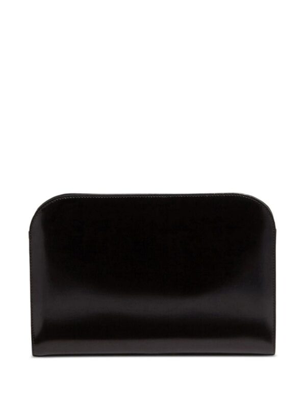 Ferragamo Diana leather clutch