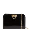 Ferragamo Diana leather clutch