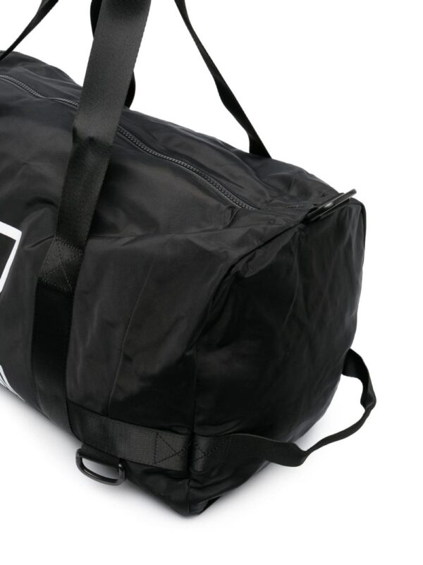 Ea7 Emporio Armani logo-print zipped holdall