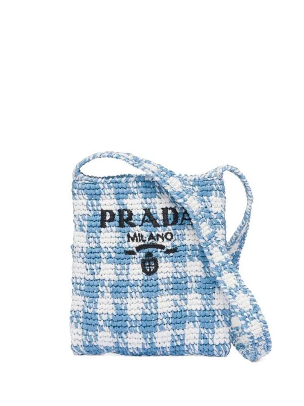 19778196_44227970_1000.jpg Prada houndstooth-pattern raffia shoulder bag
