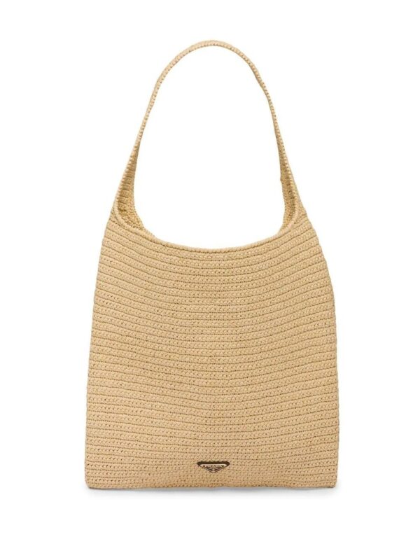 19778199_44228236_1000.jpg Prada logo-embroidered raffia tote bag
