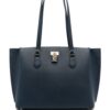 Michael Kors padlock-detail leather tote bag