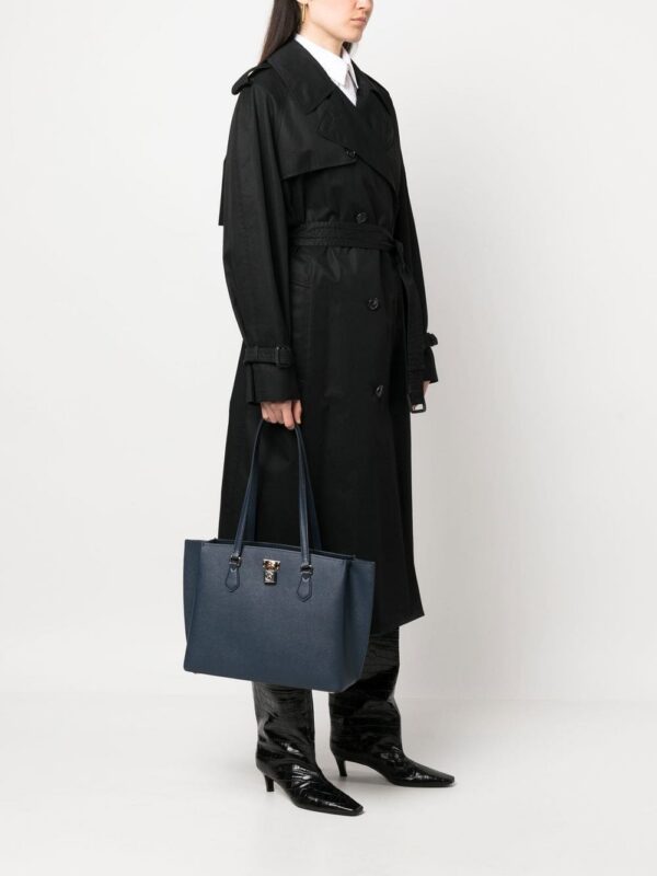 Michael Kors padlock-detail leather tote bag