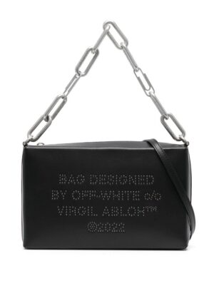 19785590_44348194_1000.jpg Off-White logo-studded shoulder bag