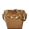 Tory Burch Lee Radziwill pebbled bucket bag