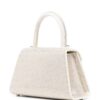 Self-Portrait  bow-detail crystal-embellished tote bag