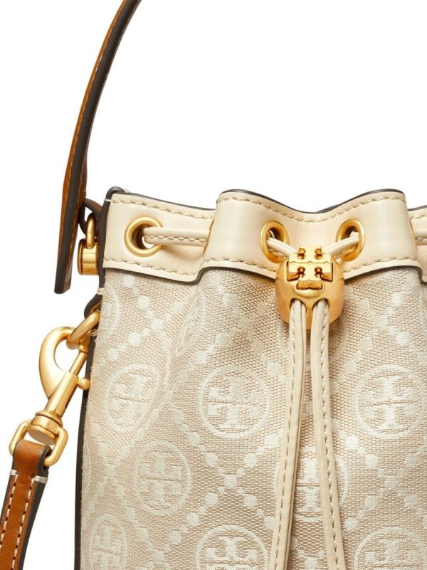 Tory Burch T Monogram jacquard bucket bag