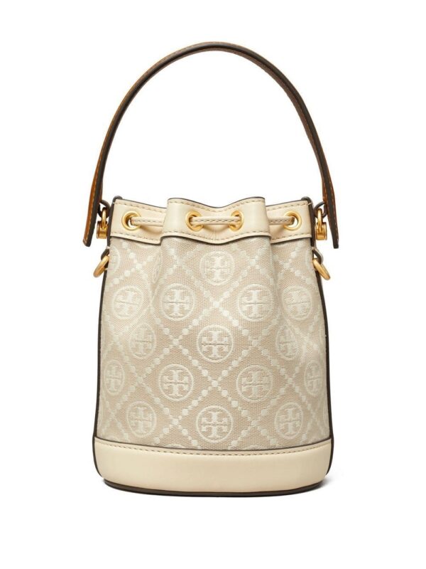 Tory Burch T Monogram jacquard bucket bag