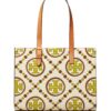 Tory Burch T Monogram embossed tote