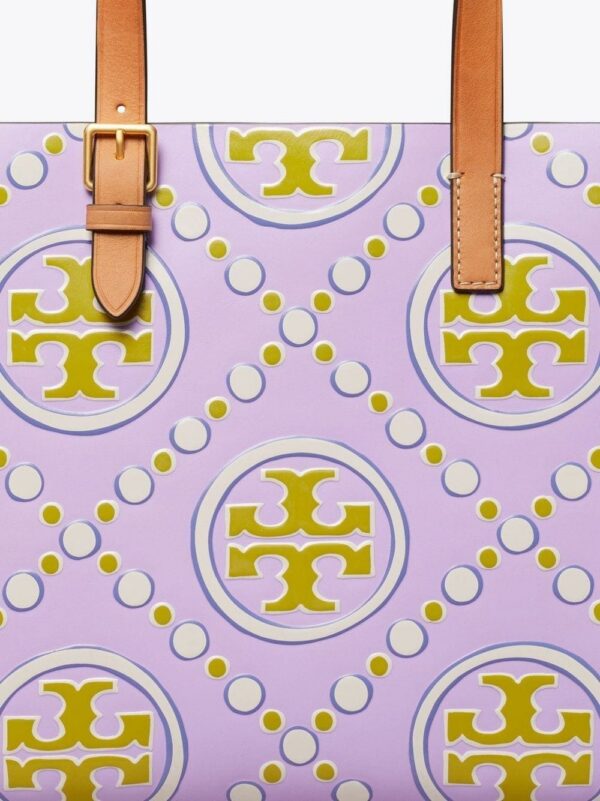 Tory Burch T Monogram embossed tote