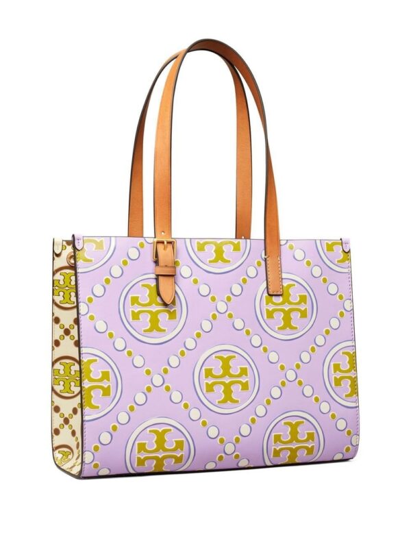 Tory Burch T Monogram embossed tote