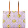 Tory Burch T Monogram embossed tote