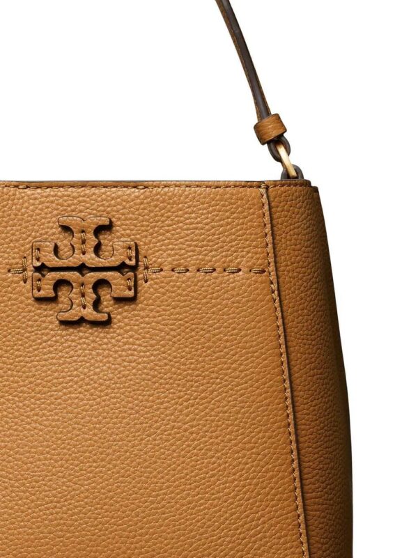 Tory Burch  Mcgraw leather bucket bag