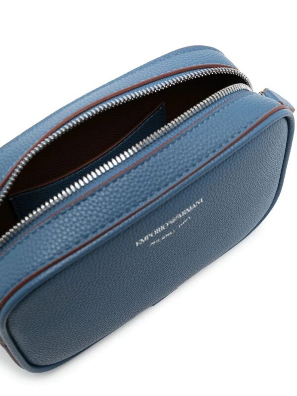Emporio Armani  logo-print strap crossbody bag