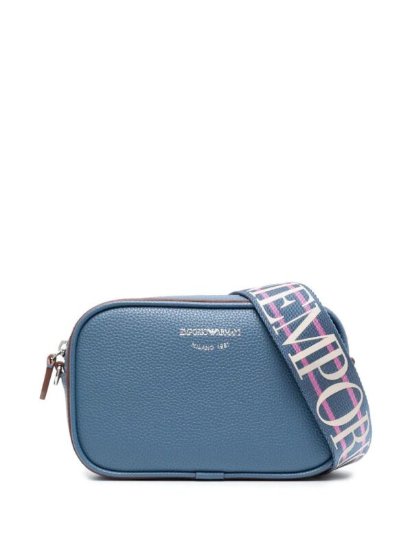 Emporio Armani  logo-print strap crossbody bag