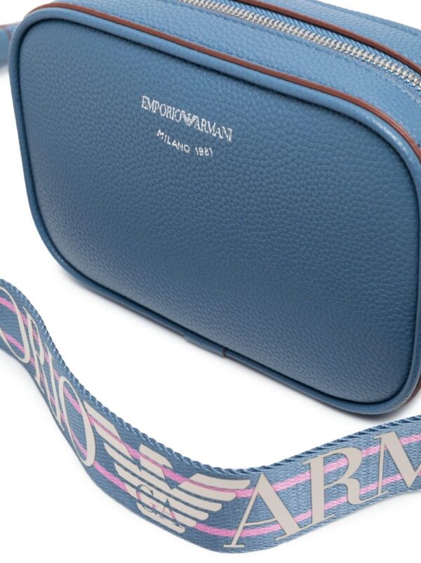 Emporio Armani  logo-print strap crossbody bag