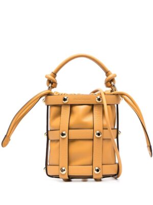 19815085_44606031_1000.jpg Ferragamo Cage calf-leather bucket bag
