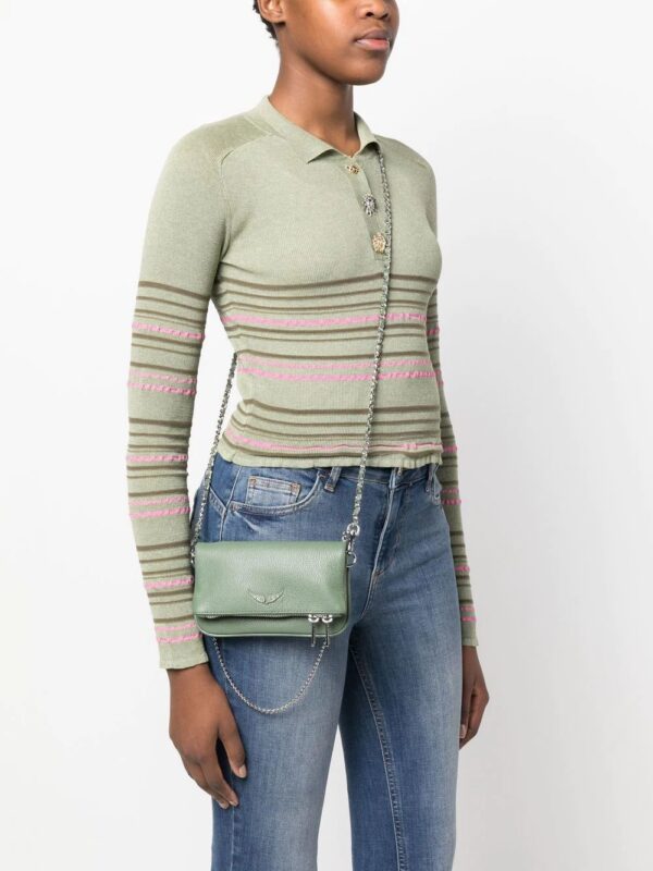 Zadig&Voltaire  Rock leather clutch bag