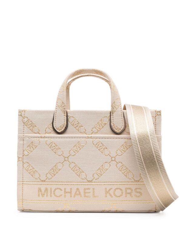19825992_44528798_1000.jpg Michael Michael Kors chain-link monogram tote bag