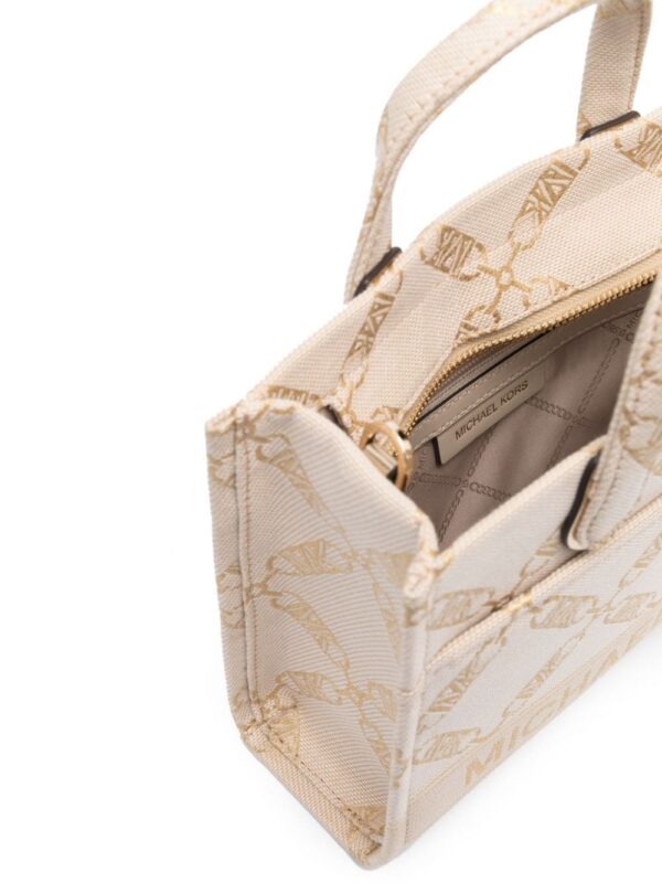 19825992_44528801_1000.jpg Michael Michael Kors chain-link monogram tote bag