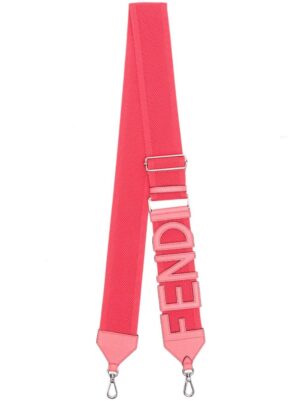 19826495_44568204_1000.jpg FENDI logo-embroidered leather shoulder strap