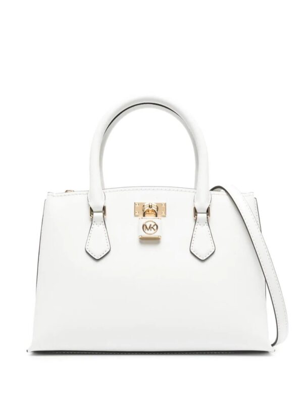 19829743_44474741_1000.jpg Michael Michael Kors Saffiano leather padlock tote bag