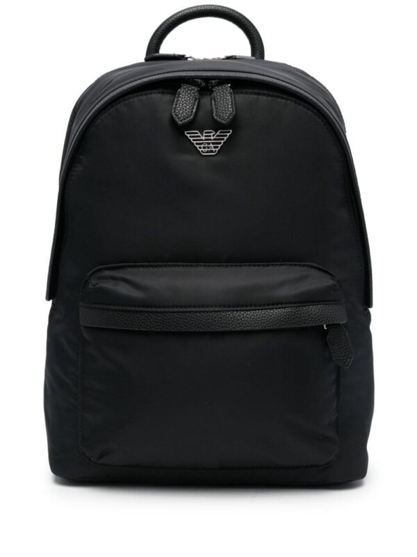 19857076_44794848_1000.jpg Emporio Armani logo-plaque backpack