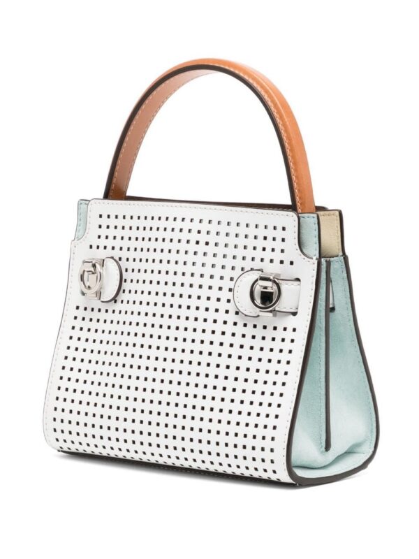 Tory Burch Lee Radziwill perforated shoulder bag