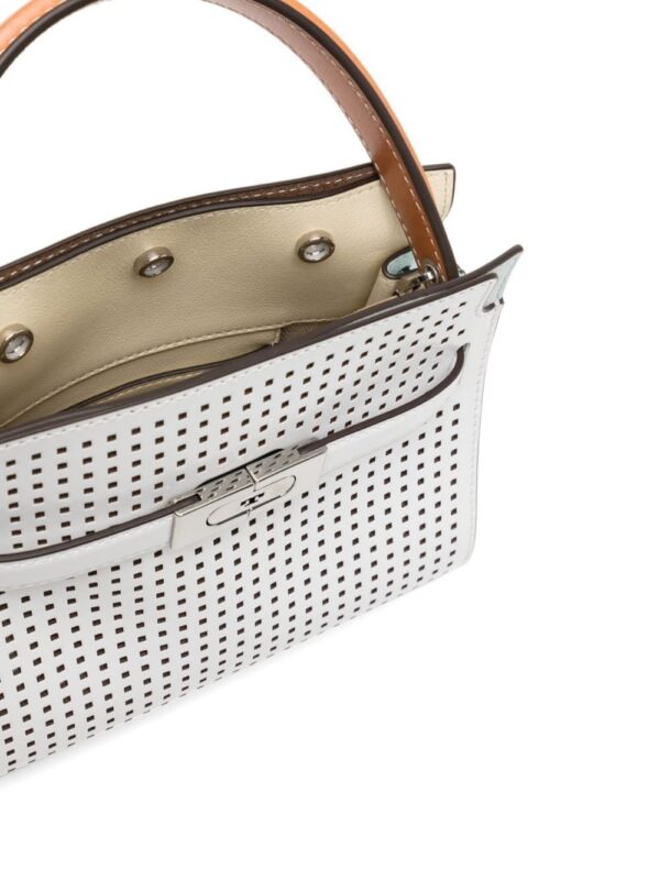 Tory Burch Lee Radziwill perforated shoulder bag