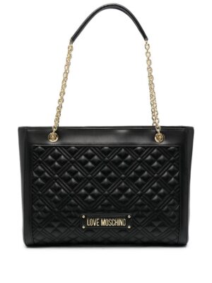 19890523_50586021_1000.jpg Love Moschino logo-embossed quilted tote bag