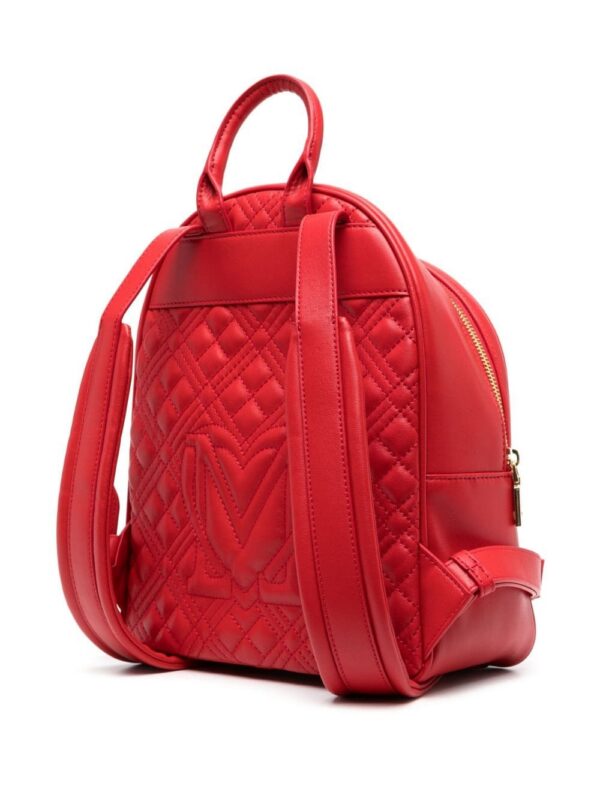 19890561_44692182_1000.jpg Love Moschino quilted logo-plaque backpack