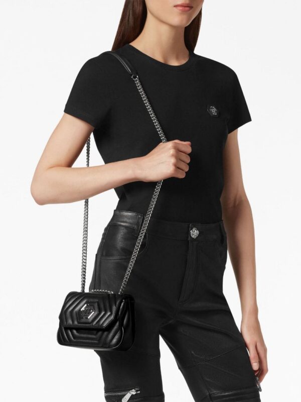 19903669_50702570_1000.jpg Philipp Plein small Hexagon leather shoulder bag